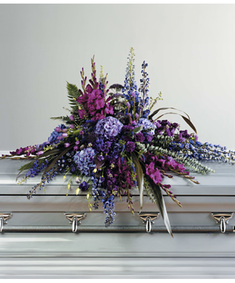 Royal Purple Casket