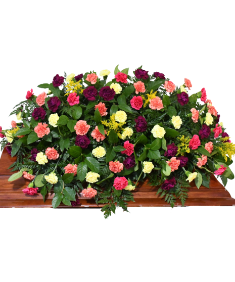 LOVE AND SUNSHINE CASKET SPRAY