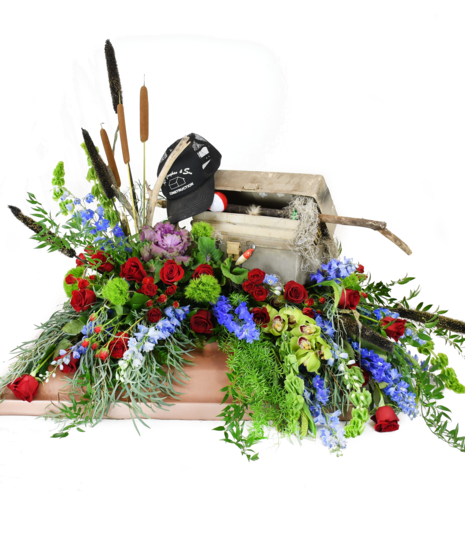 Fisherman's Tacklebox Casket Spray