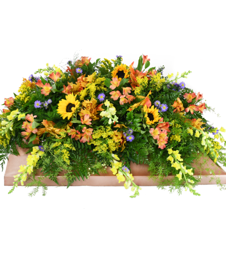 Fall Fields Casket Spray