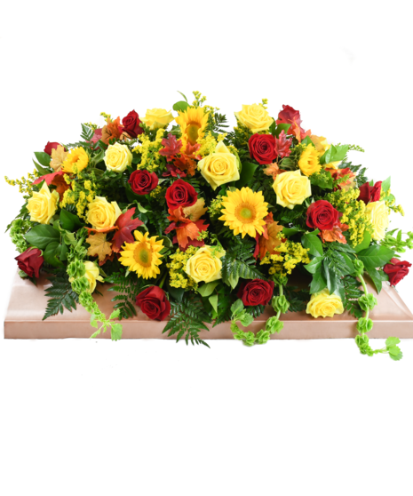 Season's Change Casket Spray