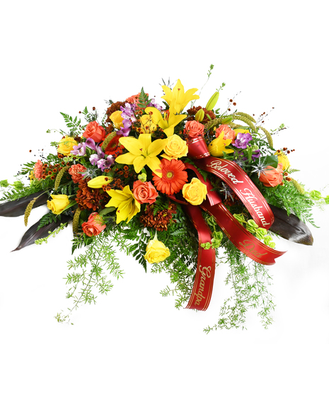 Honors in Autumn Casket Spray