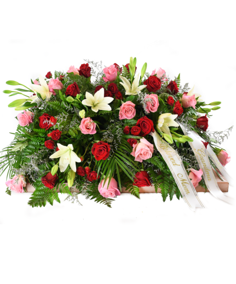 Rose Garden Casket Spray