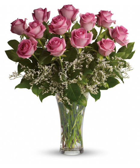 LONG STEMMED PINK ROSES
