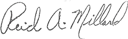 Reid Millard's Signature